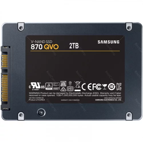 Жесткий диск SSD 2000Gb Samsung 870 QVO MZ-77Q2T0BW 