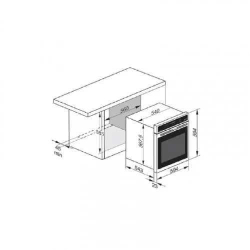 Духовка KAISER EH 6306 RS 