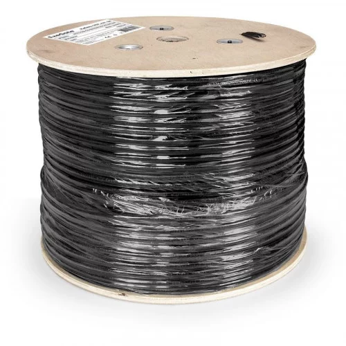 Кабель Exegate UTP, CAT 5E, медь, 24AWG 305м черный (EX190974RUS) 