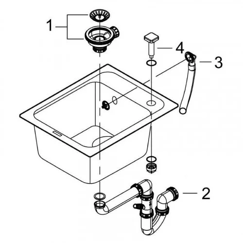 Кухонная мойка GROHE K700 50-С (31650AP0) 