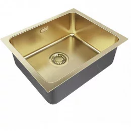 Кухонная мойка PAULMARK VISTA 54-LG (PM305444-LG, светлое золото)                                                                                                                                                                                         