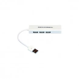 Сетевой адаптер USB KS-is KS-311 с хабом USB                                                                                                                                                                                                              