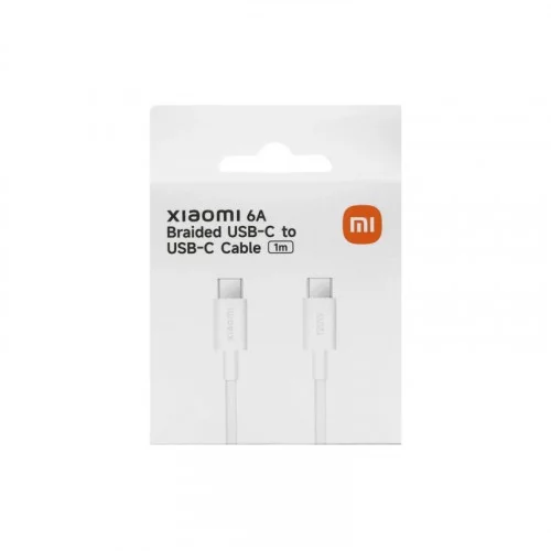 Кабель Xiaomi USB-C - USB-C 1 метр (BHR087KGL) 