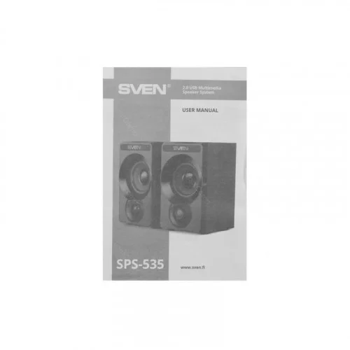 Колонки 2.0 SVEN SPS-535 чёрный 