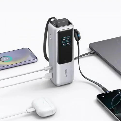 Портативная батарея Anker (A1695H41) 25000мАч серебристый 