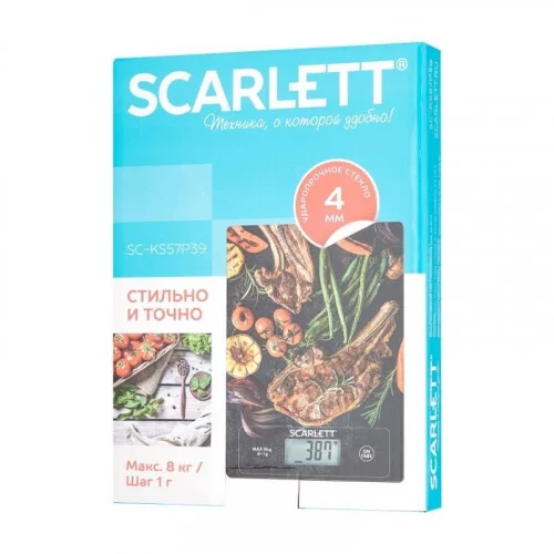 Весы кухонные SCARLETT SC-KS57P39 