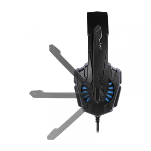 Наушники с микрофоном Defender Warhead G-390 чёрный+синий 