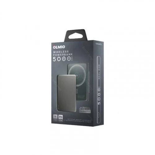 Портативный аккумулятор OLMIO QM-15 5000mAh серый 