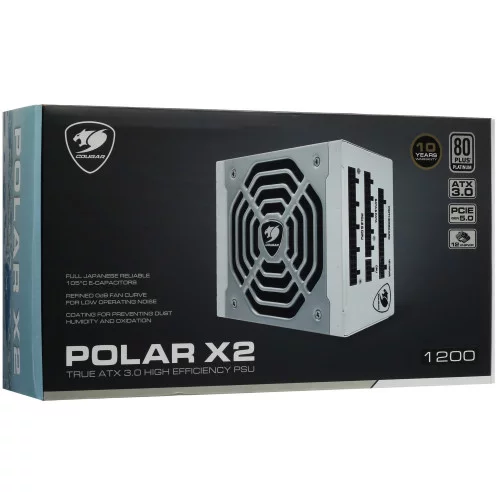 Блок питания Cougar POLAR X2 1200 [31PX120001P01] белый 