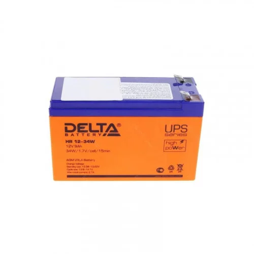 Батарея 12V/ 9,0Ah DELTA HR 12-34 W клеммы F2 