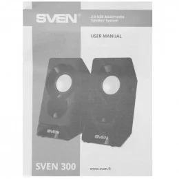Колонки 2.0 SVEN 300 SV-016142                                                                                                                                                                                                                            