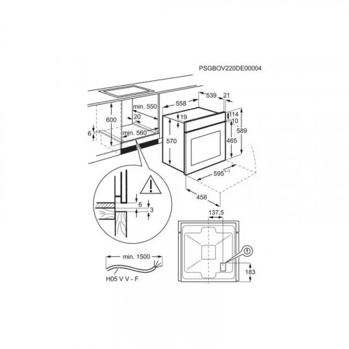 Духовой шкаф Electrolux EOF3H50BX 