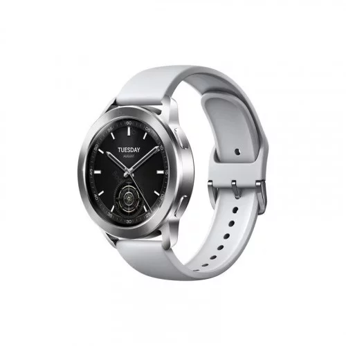 Смарт часы Xiaomi Watch S3 серебристые (BHR7873GL) 