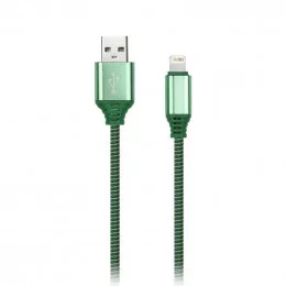 Кабель Smartbuy 8pin SOCKS (iK-512NS green) Зеленый <1м/2A>                                                                                                                                                                                               