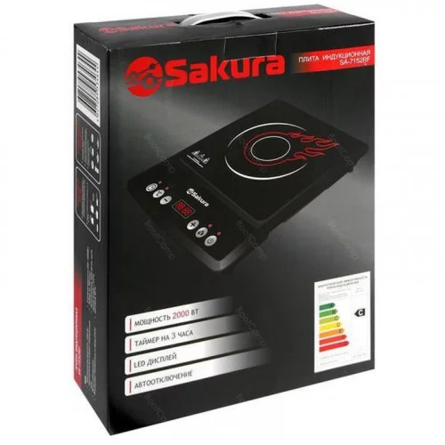 Плитка индукционная Sakura SA-7152RF Черный 