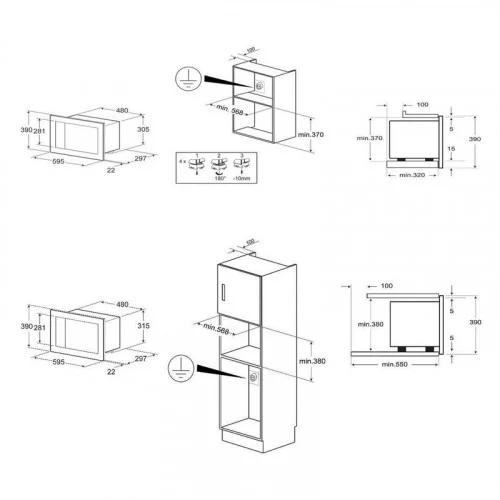 Микроволновая печь встраиваемая TEKA ML 8200 BIS BK 