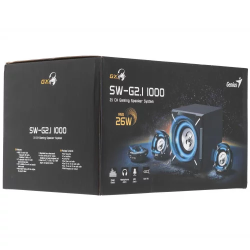 Колонки Genius SW-G2.1 1000 черный 