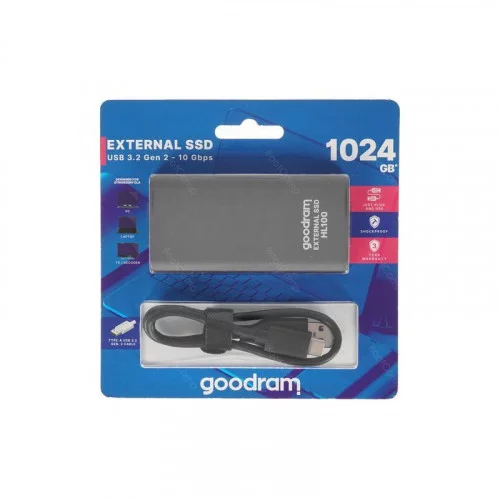 Жесткий диск внешний SSD ext 1024Gb GoodRam HL100 SSDPR-HL100-01T 
