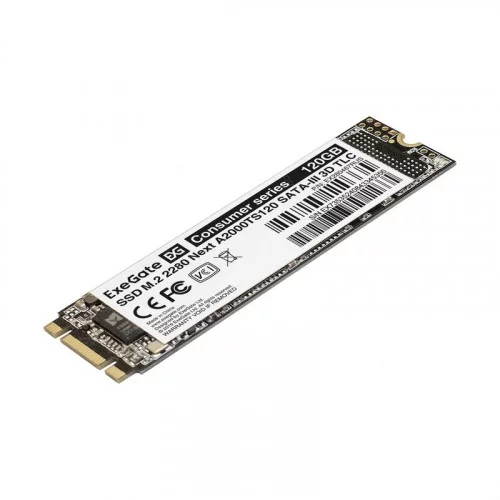 Жесткий диск SSD M.2 120GB ExeGate Next 2280 A2000TS120 EX280467RUS 
