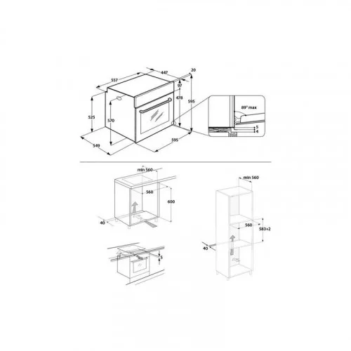 Духовой шкаф электрический Hotpoint-Ariston FA3 841 H WH HA 