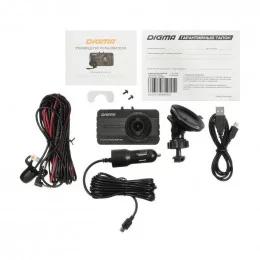 Видеорегистратор Digma FreeDrive 207  Dual Night FHD черный                                                                                                                                                                                               