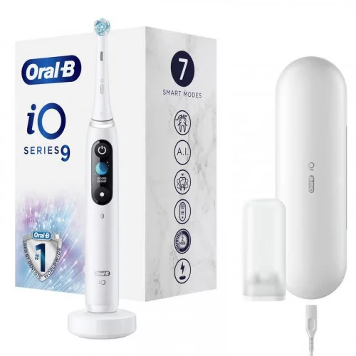 Зубная щетка электрическая Braun Oral-B iO 9 White Alabaster 