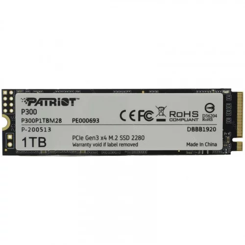 Жесткий диск SSD M.2 1TB Patriot P300 P300P1TBM28 