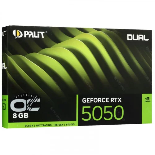Видеокарта Palit GeForce RTX 5050 Dual OC (NE65050S19P1-GB2070D) 