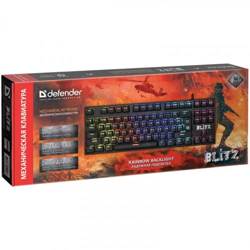 Клавиатура игровая Defender Blitz GK-240L 