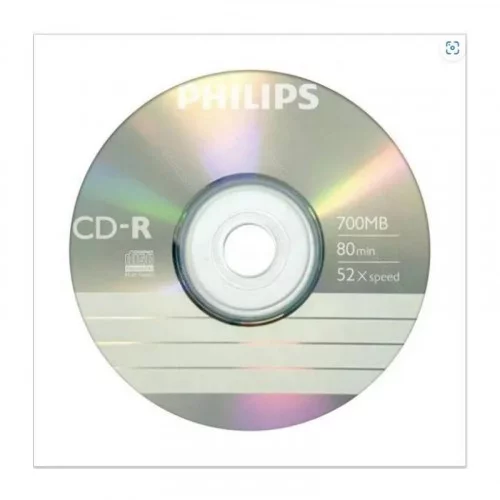 Диск CD-R Philips 700 Mb CR7D5PE01/97 Бум. конверт 