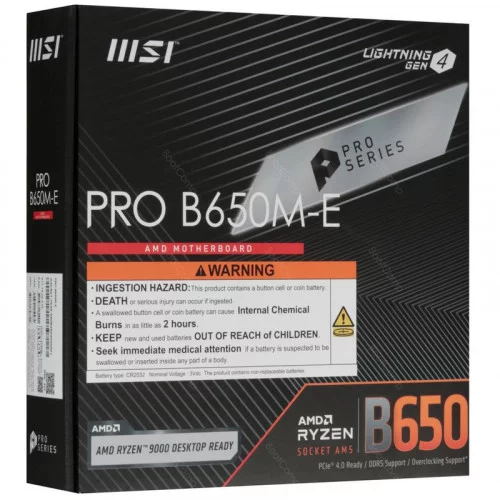 Материнская плата MSI PRO B650M-E 