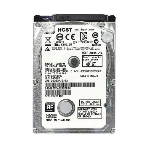 Жесткий диск для ноутбука 500Gb Hitachi 0J43105 HTE725050A7E630 