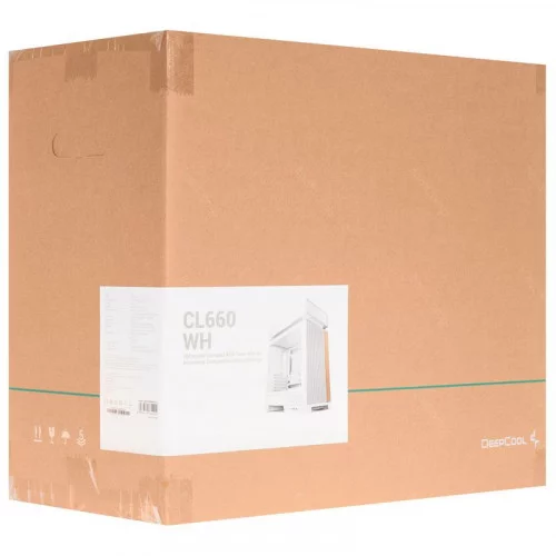 Корпус DEEPCOOL CL660 (R-CL660-WHNNA0-G-1) белый 