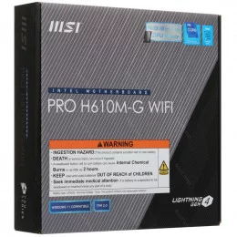 Материнская плата MSI PRO H610M-G WIFI                                                                                                                                                                                                                    