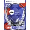 Наушники с микрофоном Defender Aura 114 чёрный+серый 