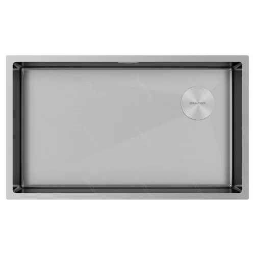 Кухонная мойка PAULMARK NEXT-SKEW 74 UNI-BS PM887444-BS сталь 