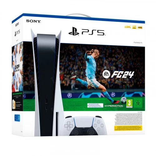 Приставка игровая SONY Play Station 5 Bluray + EA Sports FC24 CFI-1216A 
