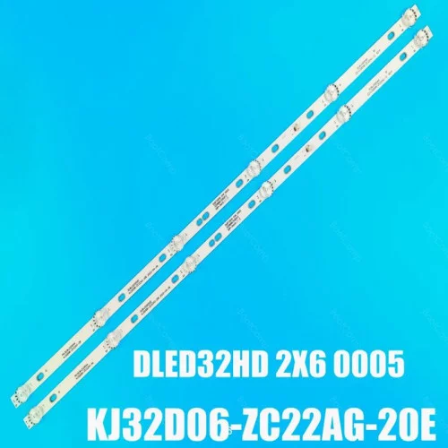Подсветка ТВ 32” (6led 6V 567mm 2шт) KJ32D06-ZC22AG-09 20E 303KJ320044 для ТВ Витязь 32LH0202 HTV-32 