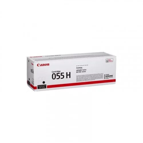 Картридж Canon 055H BK (MF742Cdw/MF744Cdw/MF746Cx /LBP663Cdw) 