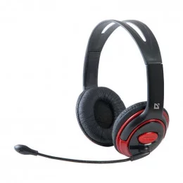 Наушники с микрофоном Defender Phoenix 875 черный + красный                                                                                                                                                                                               
