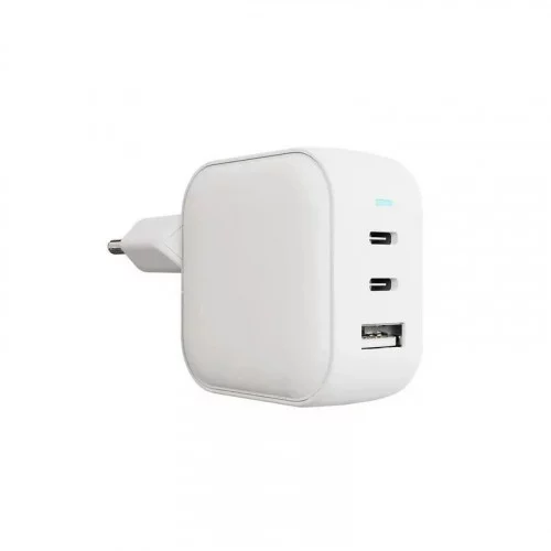 Сетевое зарядное устройство VLP G-Charge 65Вт 2*USB-C+USB-A белый 