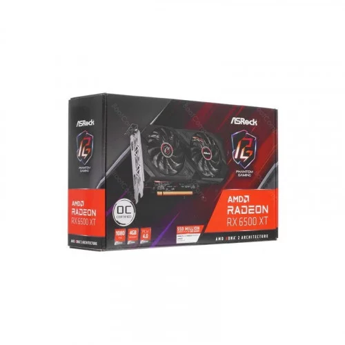Видеокарта ASRock AMD Radeon RX 6500 XT Phantom Gaming D OC (RX6500XT PGD 4GO) 