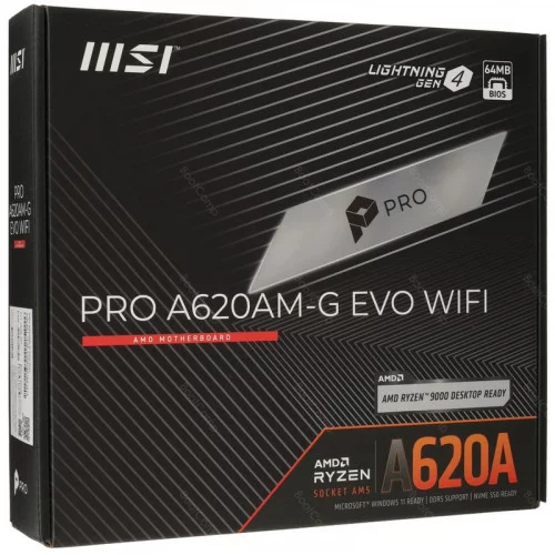 Материнская плата MSI PRO A620AM-G EVO WIFI 