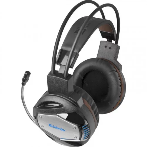 Наушники с микрофоном Defender Warhead G-500 коричневый+черный 
