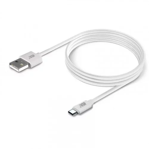Кабель Borasco USB Type-C - USB 1 метр белый (34850) 