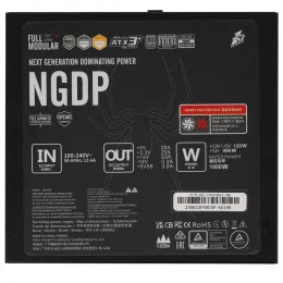 Блок питания 1STPLAYER NGDP Platinum 1000W [HA-1000BA3-BK] черный                                                                                                                                                                                         