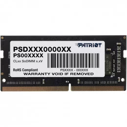 Оперативная память DDR4 SODIMM 4Gb 2400MHz Patriot PSD44G240082S                                                                                                                                                                                          