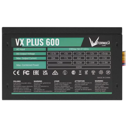 Блок питания Formula VX PLUS 600 [VX-600 PLUS] черный 