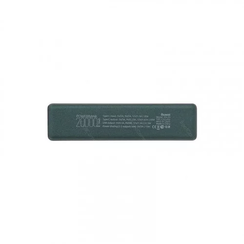 Портативная батарея OLMIO QX-20 (044458) 20000мАч темно-зеленая 