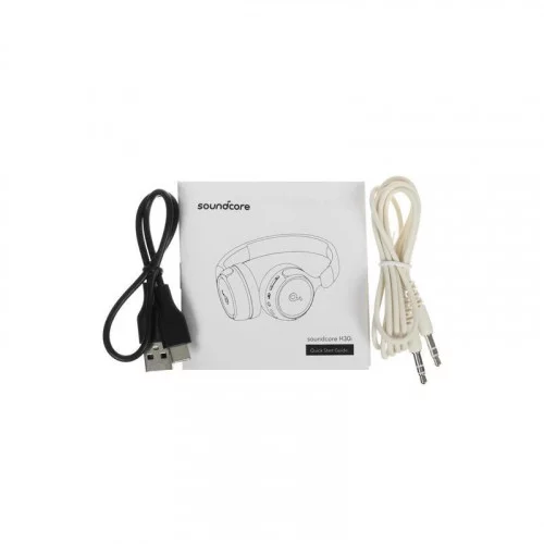 Беспроводные наушники с микрофоном Soundcore H30i белый 